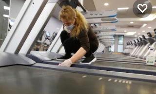 tmp covid disinfecting treadmills